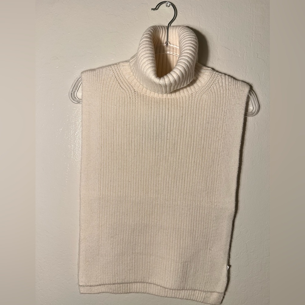 H&M Cable-knit Mock Turtleneck Sweater Vest